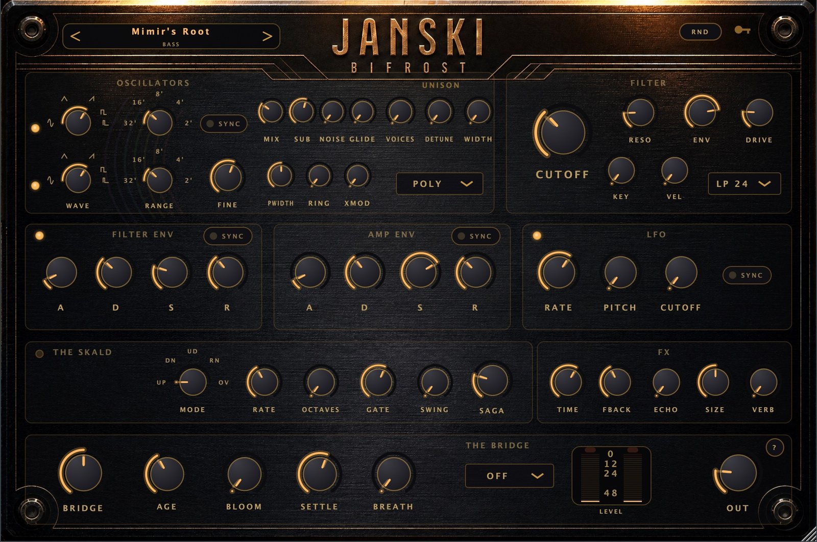 Janski Bifrost user interface