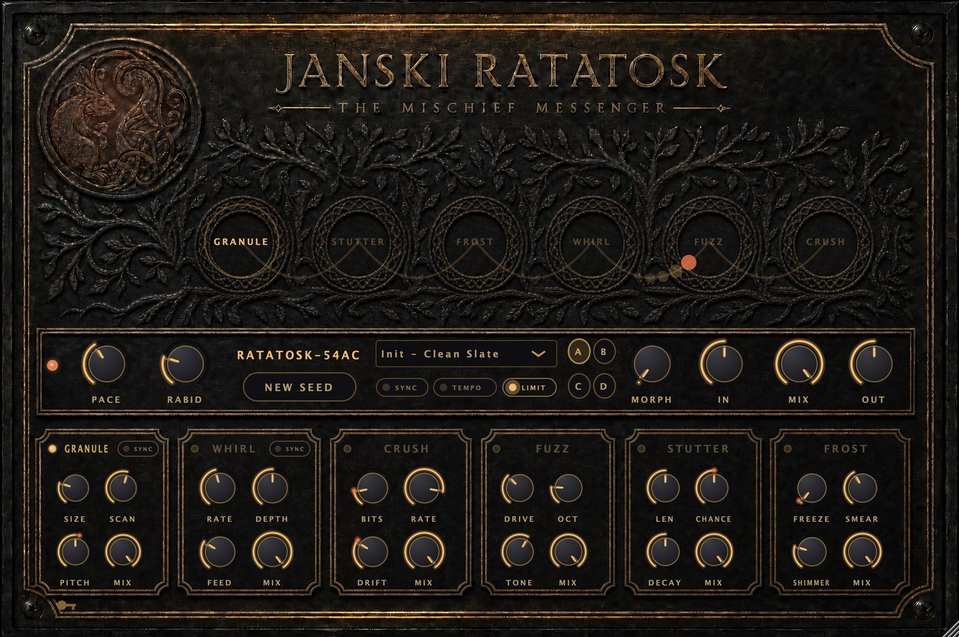 Janski Ratatosk user interface
