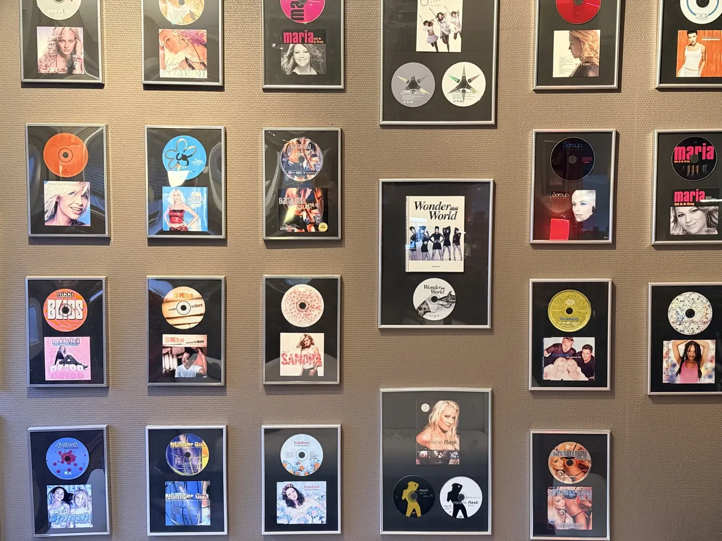 Janski studio — bragging wall